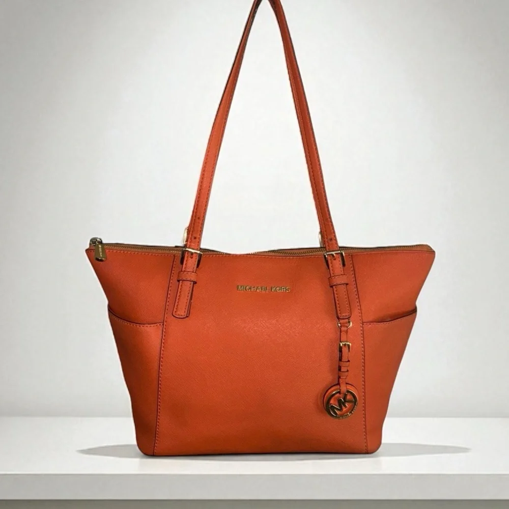 MICHAEL Michael Kors Orange Tote Bag - Picture 1 of 16